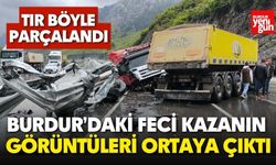 Burdur-Antalya Yolundaki Kazanın Görüntüleri