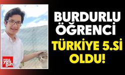 Burdurlu Öğrenci Türkiye 5.si Oldu!