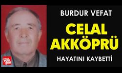 Burdur'da Celal Akköprü Vefat Etti