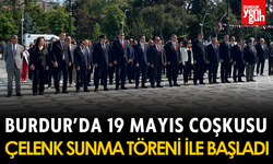 Çelenk Sunma Töreni Burdur’da Gerçekleştirildi