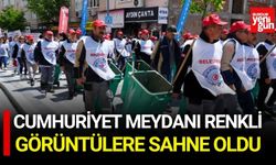 Cumhuriyet Meydanı Renkli Görüntülere Sahne Oldu