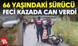 66 Yaşındaki Sürücü Feci Kazada Can Verdi