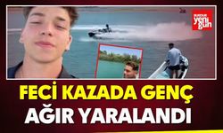 Feci Kazada Genç Ağır Yaralandı