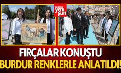 Burdur'da Liselilerden Resim Sergisi