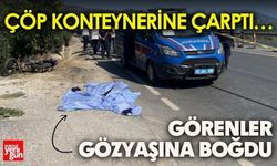 Çöp Konteynerine Çarptı…