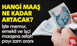 Hangi maaş ne kadar artacak?