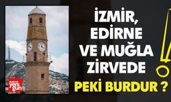 İzmir, Edirne ve Muğla Zirvede… Peki Burdur ?