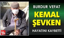 Burdur'da Kemal Şevken Vefat Etti