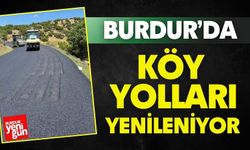 Burdur’da Köy Yolları Yenileniyor