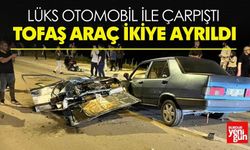 Tofaş Araç Lüks Otomobille Çarpıştı