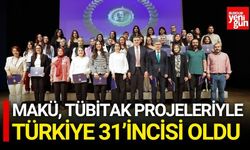 MAKÜ, TÜBİTAK Projeleriyle Türkiye 31’incisi Oldu