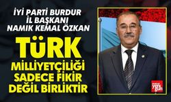İYİ Parti İl Başkanı Özkan'dan 3 Mayıs Mesajı