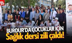 Burdur’da Çocuklar İçin Sağlık Dersi Zili Çaldı!