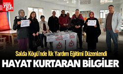 Salda Köyü’nde İlk Yardım Eğitimi Gerçekleştirildi