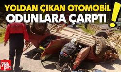 Takla Atan Otomobilden Yaralı Çıkarıldı