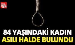 84 yaşındaki kadın asılı halde bulundu