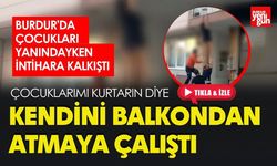 Burdur'da Kendini Balkondan Attı