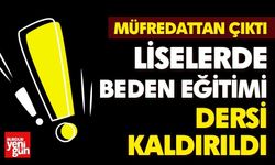 Liselerde Beden Eğitimi Dersi Kaldırıldı