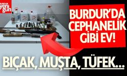 Burdur’da Cephanelik Gibi Ev! Kaçak İçki ve Silahlarla Gözaltı