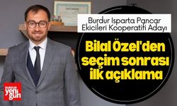 Bilal Özel'den seçim sonrası ilk açıklama