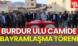 Burdur Ulu Camide Bayramlaşma Töreni