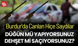 Burdur’da Düğün Konvoyunda Tüfekle Havaya Ateş Açan Şahıs Yakalandı
