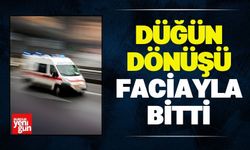 Düğün Dönüşü Faciayla Bitti