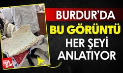 Burdur'da Bu Görüntü Her Şeyi Anlatıyor
