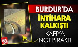 Son Dakika - Burdur'da İntih*ra Kalkıştı