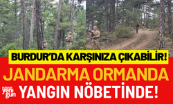 Burdur'da Jandarmadan Orman Nöbeti