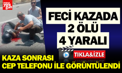 Antalya'da Kemer yolunda feci kaza: 2 ölü, 4 yaralı