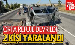 Orta Refüje Devrildi, 2 Kişi Yaralandı