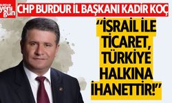 Başkan Kadir Koç’tan Sert Tepki: “İsrail ile Ticaret, Türkiye Halkına İhanettir”