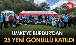 UMKE’ye Burdur’dan 25 Gönüllü Katıldı