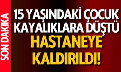 Kayalıklara Düşen Çocuk Yaralandı