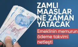Emekli ve memurlar için temmuz maaş takvimi