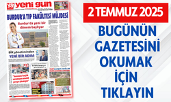2 TEMMUZ 2025 ÇARŞAMBA BURDUR YENİ GÜN GAZETESİ SAYFALARI