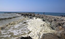 Hatay'da deniz kıyısında köpük benzeri tabakaya ilişkin inceleme tamamlandı