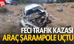 Direksiyon Hakimiyetini Kaybetti, Araç Uçuruma Yuvarlandı