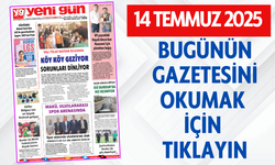 14 TEMMUZ 2025 PAZARTESİ BURDUR YENİ GÜN GAZETESİ SAYFALARI