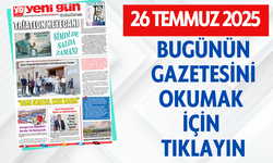 26 TEMMUZ 2025 CUMARTESİ BURDUR YENİ GÜN GAZETESİ SAYFALARI