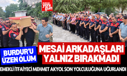 Emekli İtfaiyeci Mehmet Akyol Son Yolculuğuna Uğurlandı