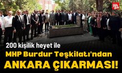 MHP Burdur Teşkilatından Ankara Çıkarması