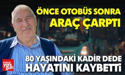 Önce Otobüs Sonra Araç Çarptı