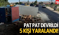 Pat Pat Devrildi, 5 Kişi Yaralandı