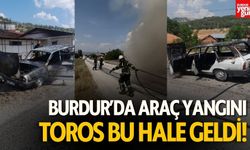 Burdur’da Otomobil Yangını: Araç Kullanılamaz Hale Geldi