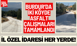 Burdur’da İki Köyde Asfalt Çalışmaları Tamamlandı