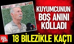 Kuyumcunun Boş Anını Kolladı, 18 Bilezikle Kaçtı