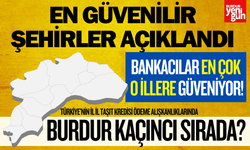 En güvenilir şehirler açıklandı: Bankacılar en çok o illere güveniyor!
