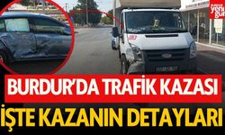 Burdur Otogar Kavşağında Kaza
